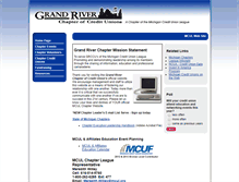 Tablet Screenshot of grandriver.mcul.org