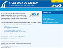 Tablet Screenshot of blueox.mcul.org